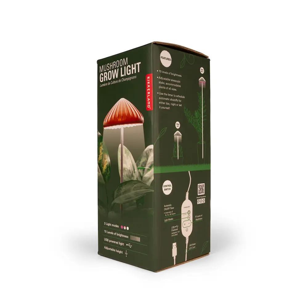 Kikkerland, Lighting/Flashlight, Art & School, Mushroom, Grow Light, 874278